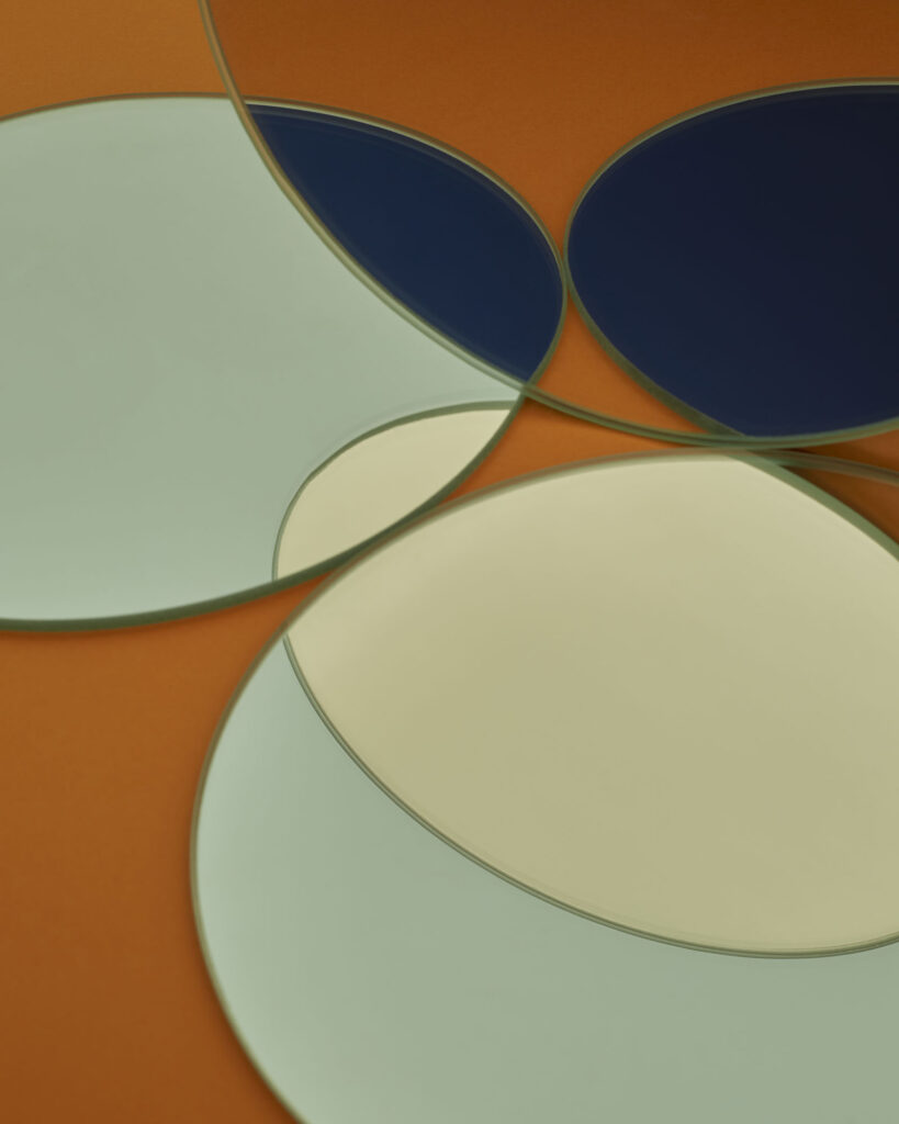 mirror photographs to show how reflection work within mirrors with the help of colours