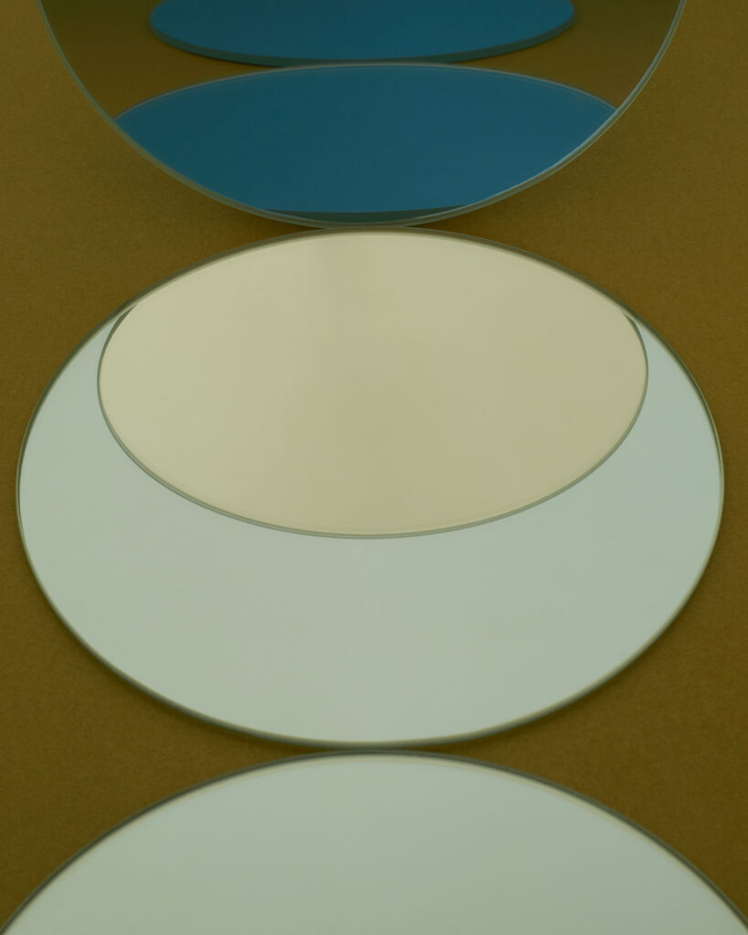 mirror photographs to show how reflection work within mirrors with the help of colours