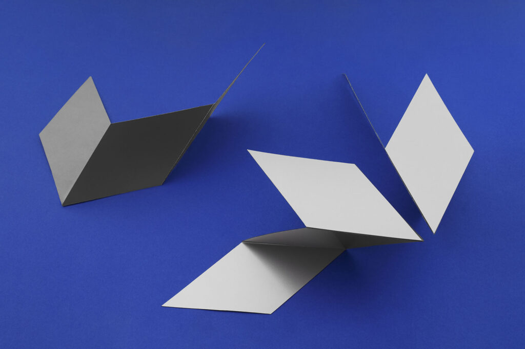 isthatallthereis deep exploration of the rhombus shape and a visual dialog with colour and shape