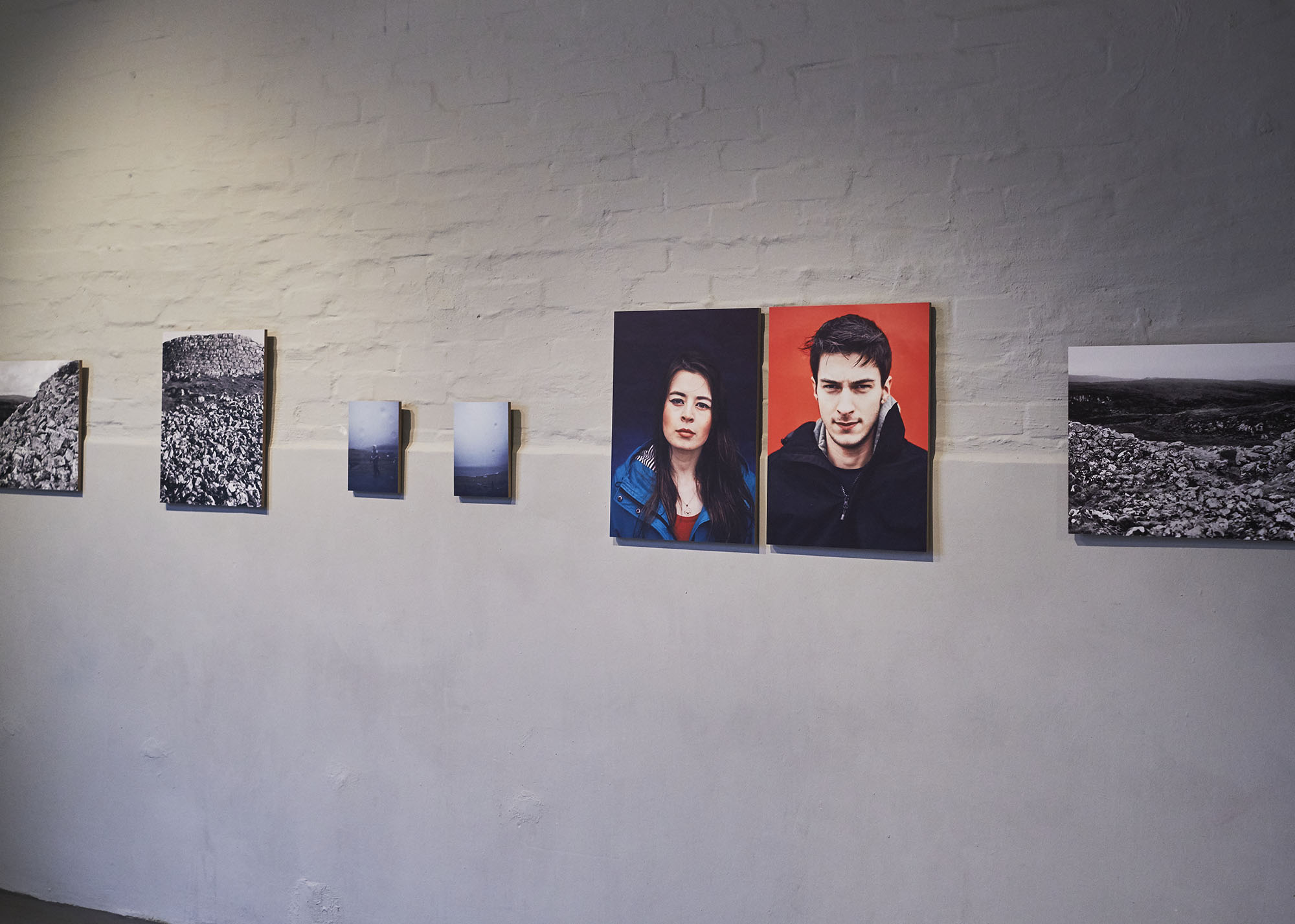 installation view of hybridised hebrides exhibition in hamburg.