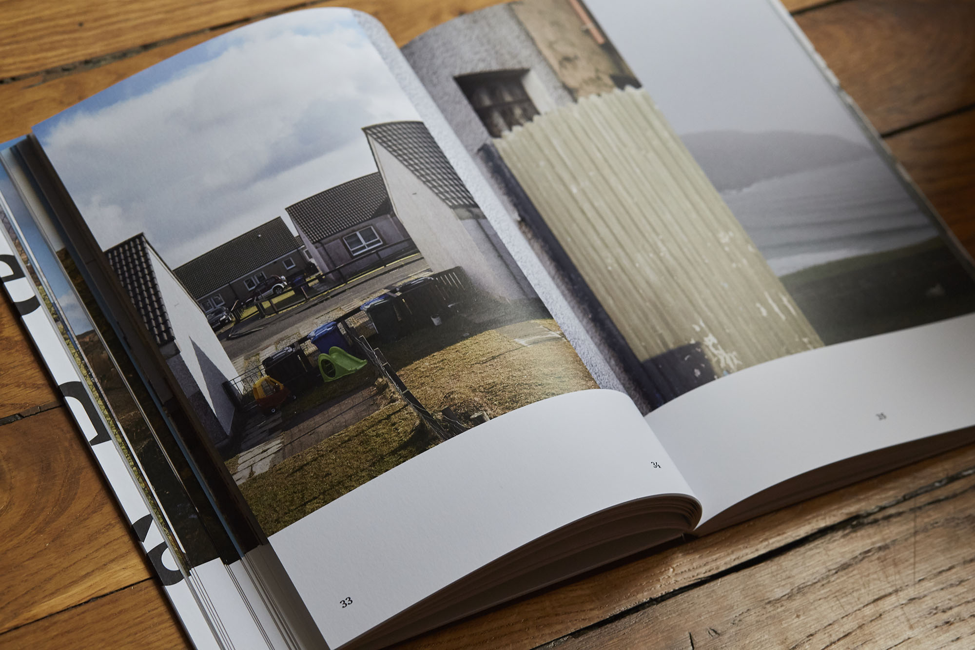 interior page spread from lewis and harris photobook by vianca reinig and philipp schmidt.