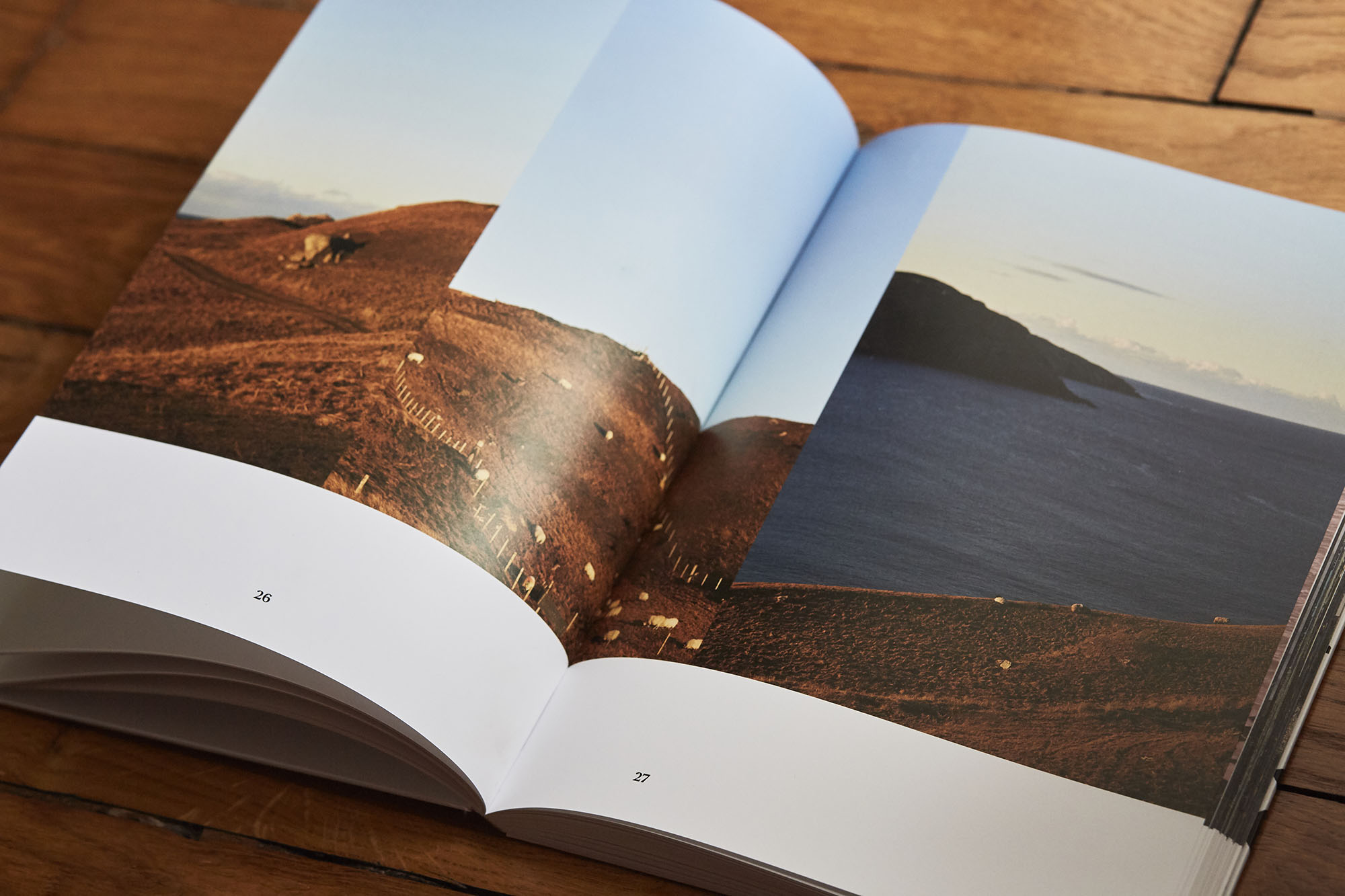 interior spread from lewis and harris photobook showing vernacular architecture on the scottish islands.