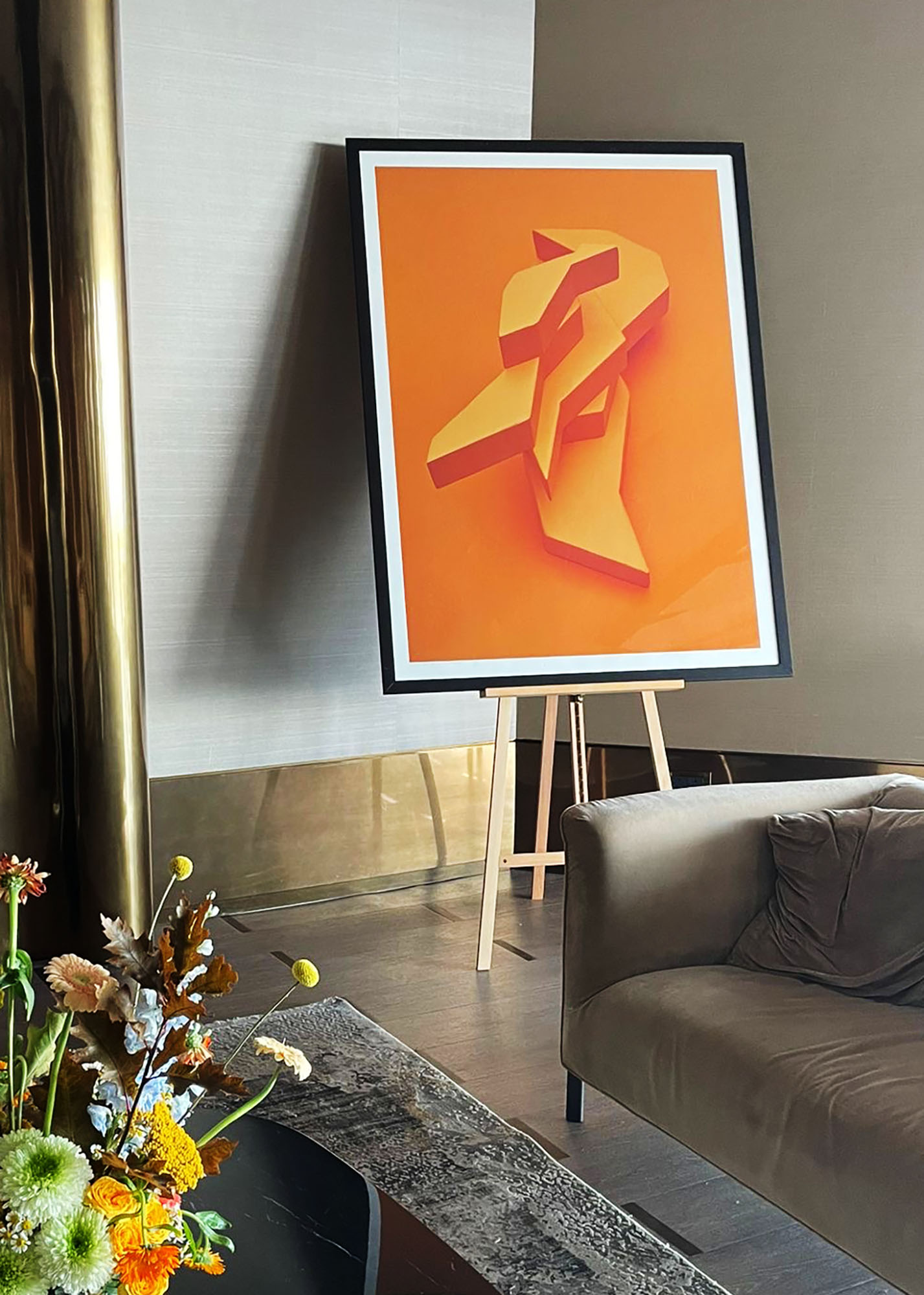 artwork by vianca reinig presented at the new perspectives exhibition by canvas club at four seasons hotel limassol.